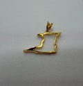 10K Yellow Gold Trinidad Pendant